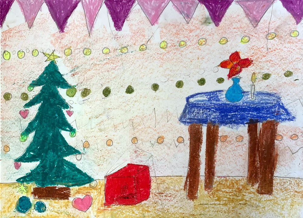 Painting by Annesha Bajpayee, 7 years old