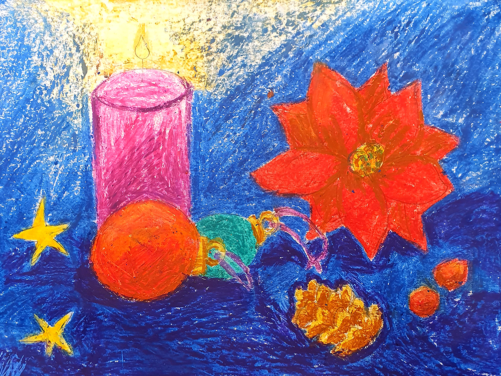 Painting by Atreyi Roy Chowdhury 8 years old
